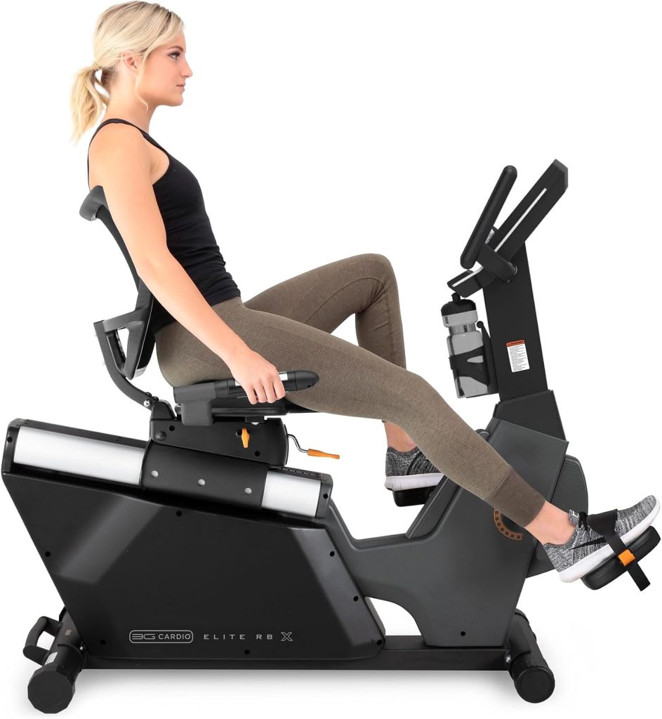 3G Cardio Elite RB Recumbent Exercise Bike with 16 Resistance Levels & FTMS Bluetooth - Elite RB