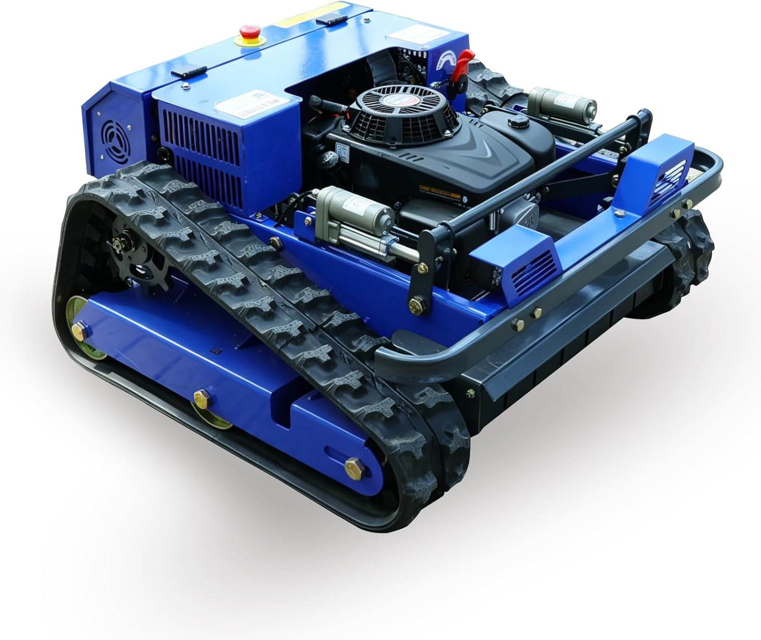 AIWEIYA AWY-550 Remote Control Lawn Mower - Gas-Electric Hybrid Crawler Mower for 45° Slopes - AWY-550 - Image 8